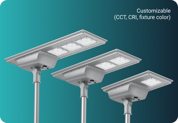 high light output solar lighting