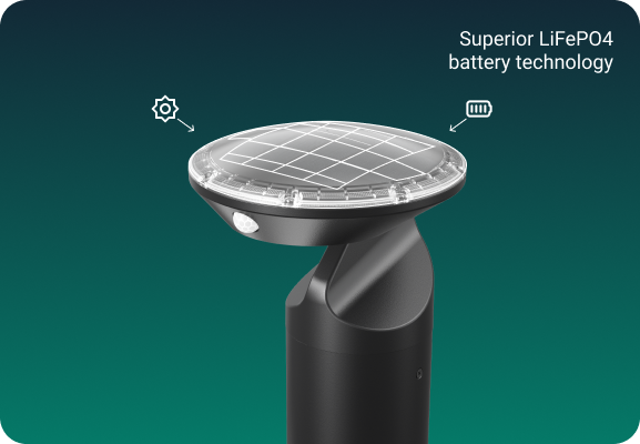 Superior battery solar lighting