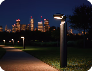Business solar lighting