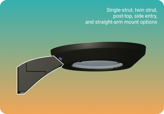 multi angle mounted solar lighting