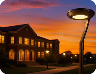 Campus solar lighting