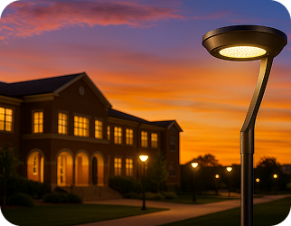 Campus solar lighting