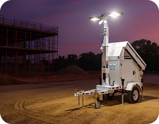Construction mobile solar lighting