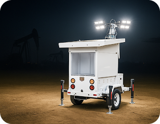 Construction mobile solar lighting