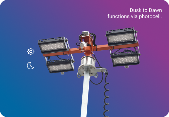 Photocell mobile solar lighting