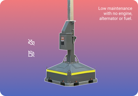 low maintenance mobile solar lighting