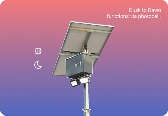 Photocell mobile solar lighting