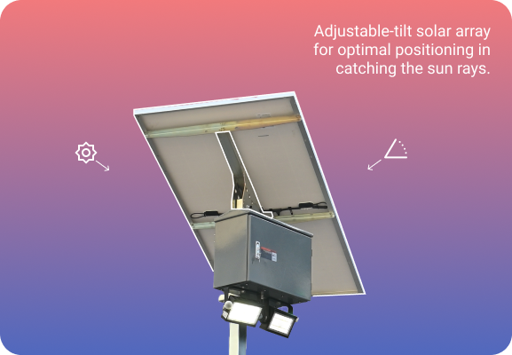 adjustable mobile solar lighting