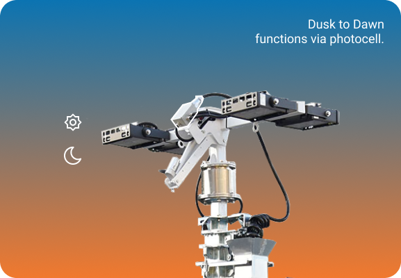 Photocell mobile solar lighting