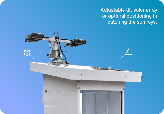 adjustable solar array mobile solar lighting