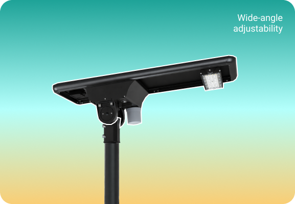 Wide angle solar lighting